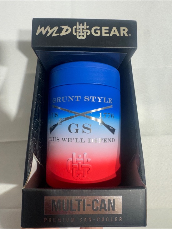 Grunt Style Other - Grunt Style Wyld Gear Red White Blue Multi-Can Cooler USA 250